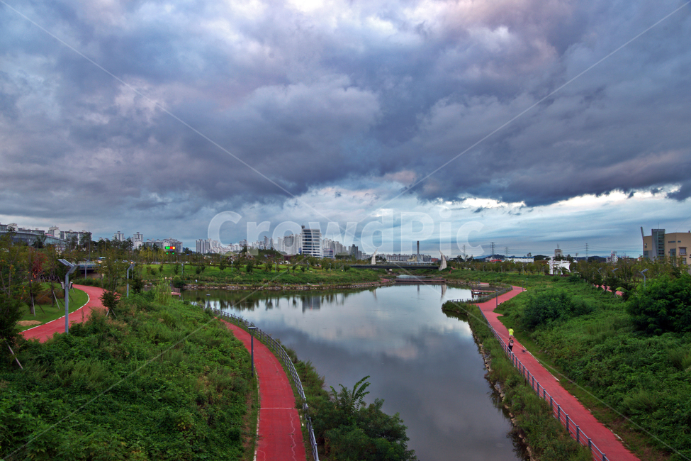 신도시,파주,운정,운정호수공원,경기도,구름,공원,호수,도시,풍경,city,landscape,outdoors,옥외,water,물