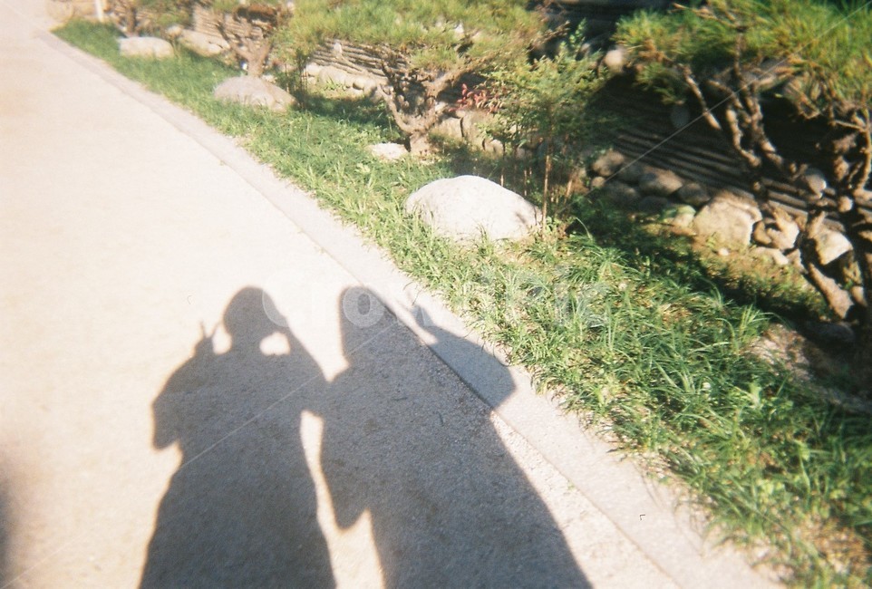 그림자,자매,친구,필름,필름사진,shadow