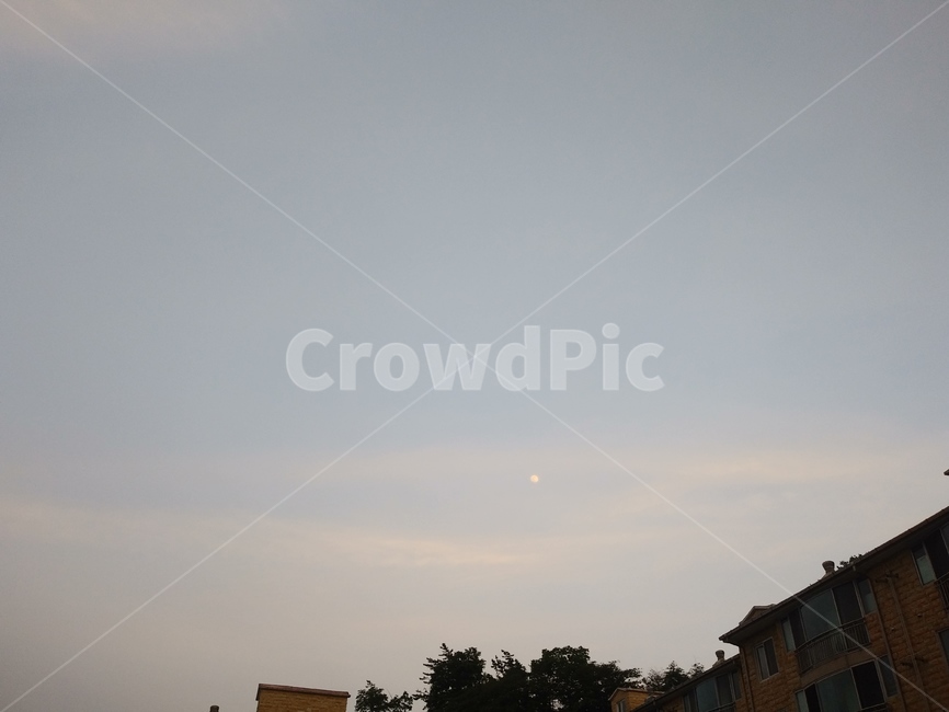하늘,구름,저녁,노을,달,저녁하늘,sky,