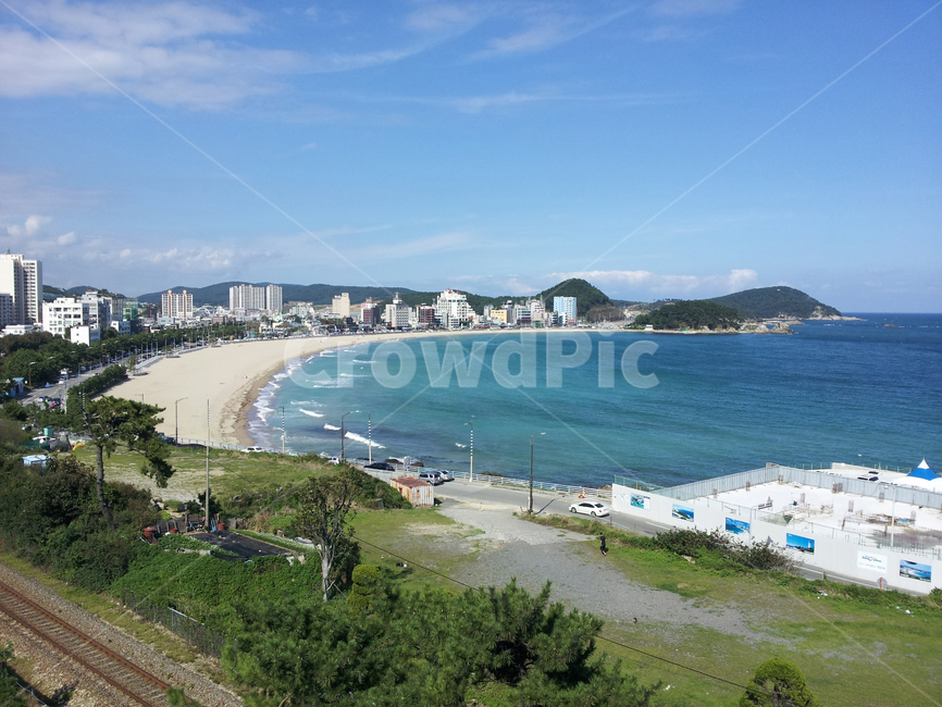 바다,sea,ocean,대양,잔잔하다,한적하다,nature,자연,outdoors,옥외,shoreline,해안선,landscape,경치,scenery,풍경,푸르다,파랗다,하늘,해변,자연,풍경,nature,landscape,water,물,land,땅