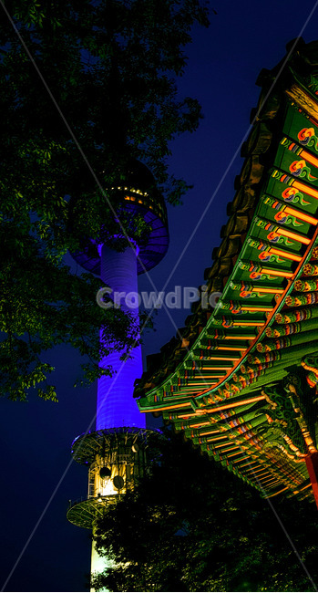 한국,서울,n서울타워,남산타워,팔각정,야경,밤,풍경,nightscape,night,landscape,한국전통,한국문화,korean traditional,korean culture,건축물,건물외관,exterior,building,structure,architecture,construction,건물,shrine,신사,pagoda,탑,worship,예배