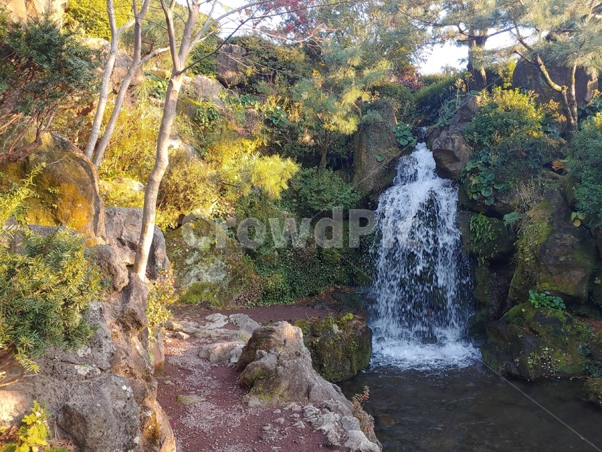 폭포,자연,공원,나무,절벽,야외,풍경,water,물,outdoors,옥외,nature,river,강,waterfall