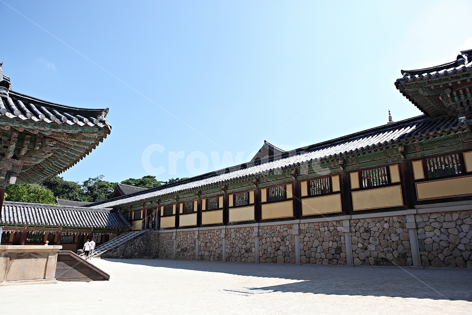 불국사,경주,절,사찰,국보,보물,전통,기와집,집,한옥,여름