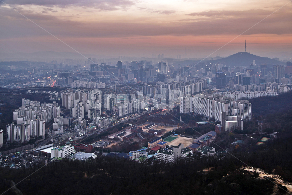 도심풍경,서울,안산,서대문구,풍경,건물,노을,석양,도시,풍경,city,landscape,한국도시풍경,한국도시경관,korea cityscape