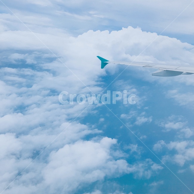 비행기,하늘,파랑,비행,구름,파란색,날개,plane,airplane,sky,blue,skyblue,cloud,clouds,flight,flying