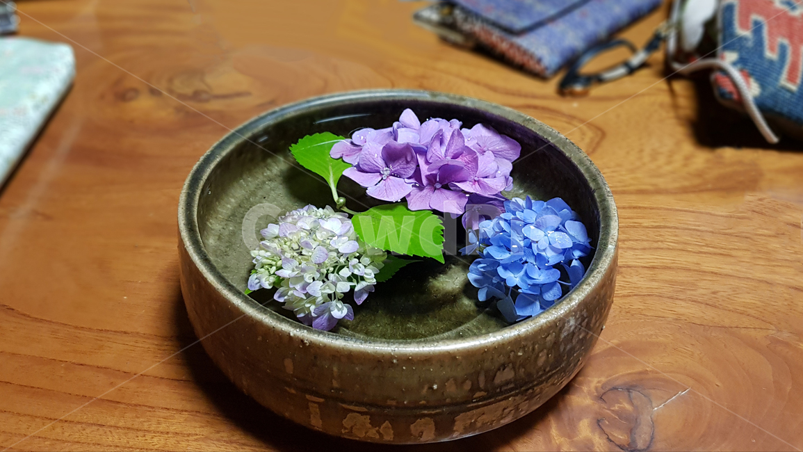 다도,꽃,소품,감성,물에띄운꽃,일본,일본문화,다도소품,일본다도