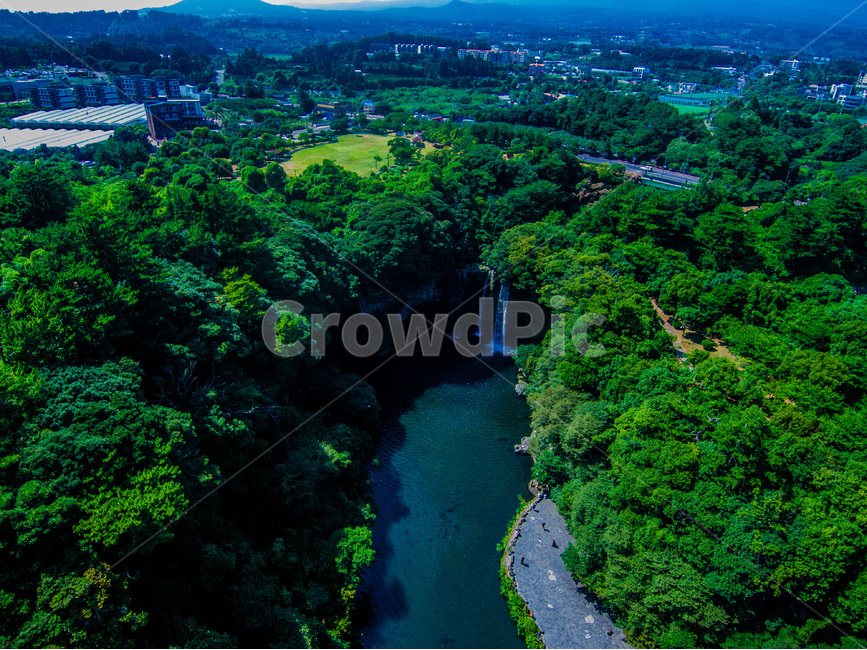 드론사진,제주도,풍경,천지연폭포,서귀포시,자연,풍경,nature,landscape,제주도,jeju,jeju island,경치,outdoors,옥외,scenery,aerial view,조감도