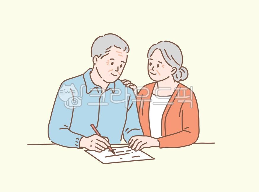 노부부,노인,보험,보험상담,병원상담,약복용,연금상담,노인연금,노인보험,노인상담,집에서대화,영상통화,가족포옹,서류서명,노인서명,노인싸인,노인서류,서명,서류,싸인,보험서명,보험싸인,노령보험,노부부서명,노인계약