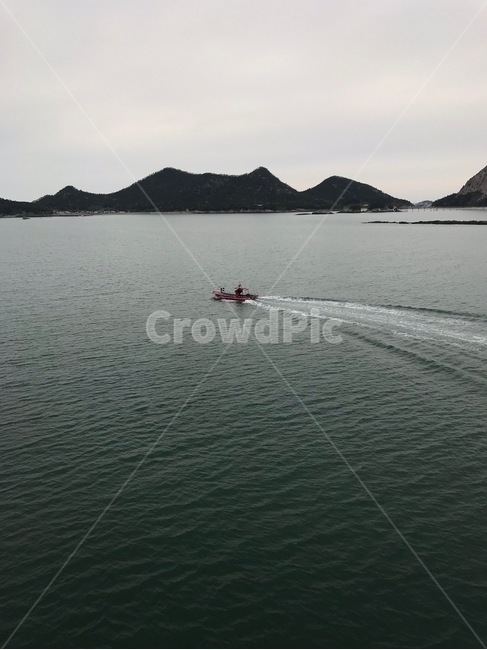 바다,배,풍경,섬,흐림,sea
