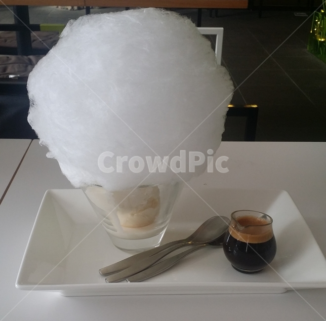 아포카토,카페,커피,솜사탕,분위기,음식,식재료,요리,food,cook,meal,dishes,food reserves,디저트,간식,후식,dessert,snack