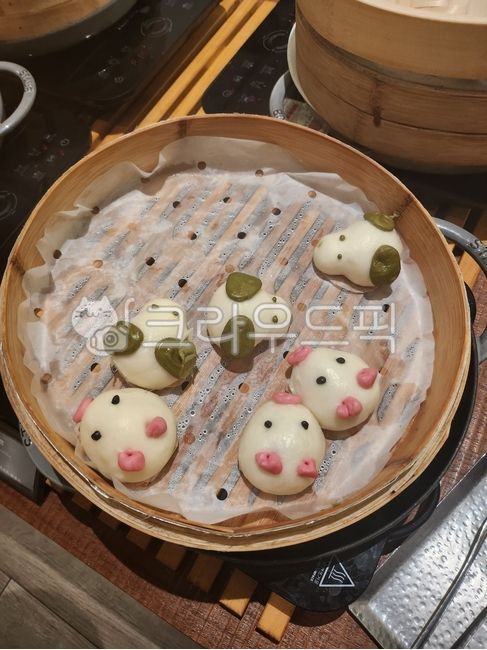 food,찐빵,귀여운,동물모양,음식