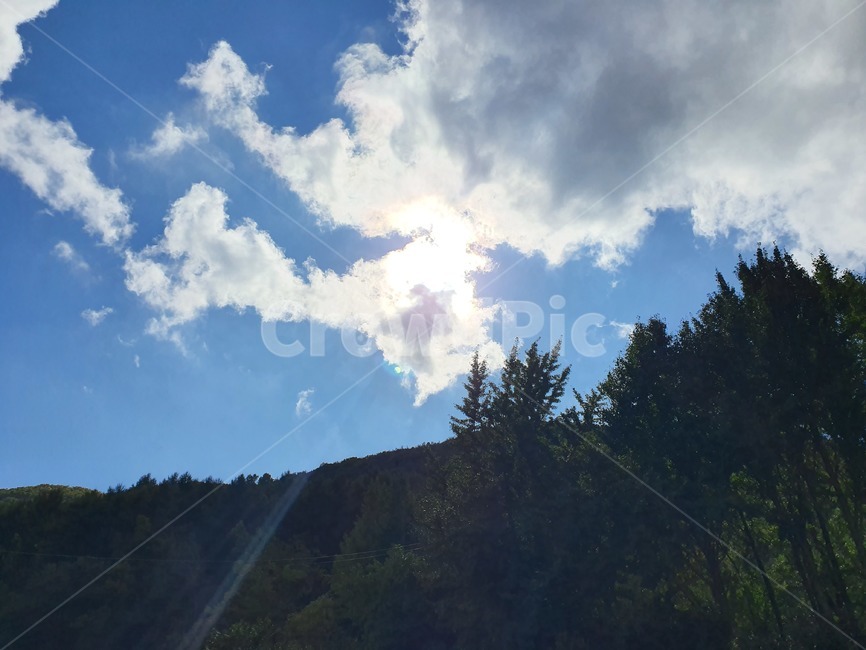 nature,자연,나무,산,하늘,태양