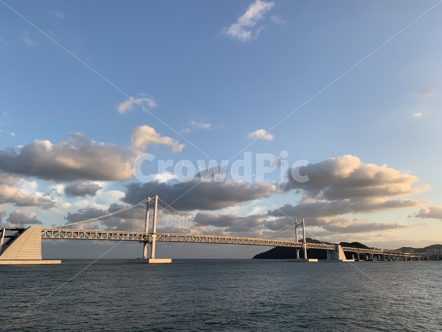 바다,광안리,광안대교,구름,하늘,풍경,부산,부산광안리