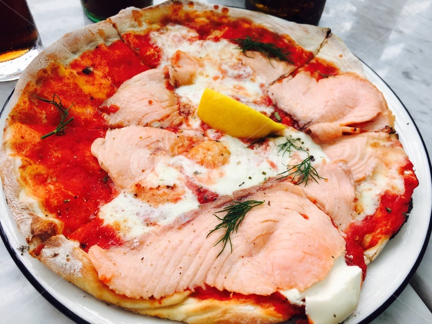 pizza,피자,food,음식,연어피자,홍콩