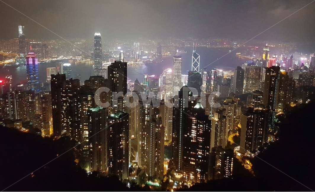 홍콩,피크트램,야경,도시,night,hongkong,nightveiw,city,빌딩,building,oversea,외국,세계,forign,world,랜드마크,landmark