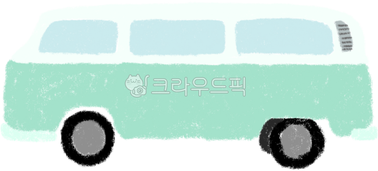 민트색자동차,민트색벤,민트색버스,버스,자동차,차,벤,색연필,자동차그림,자동차색연필,운송,차량,휴가,관광,여행,국내여행,해외여행,자동차여행,나들이,방학