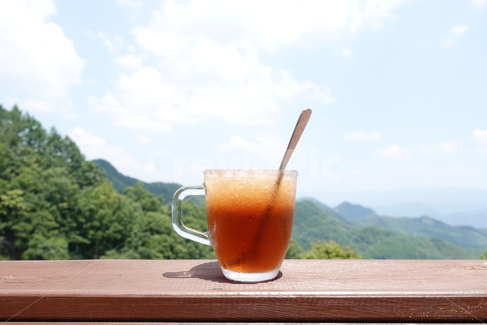 음료,풍경,시원함,산,하늘,여름,계절,summer,season,음료수,drink,beverage
