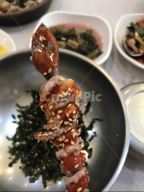 낙지호롱,빨간맛,식사,낙지호롱구이,낙지