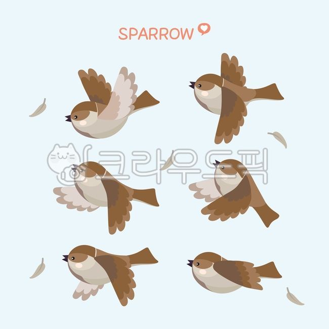 feather,hand drawing,adornment,Element,objects,sticker,cute,baby bird,character,Dakku,design,bird,cuteness,illustration,vector,Sparrow,wing,flapping wings,element,object