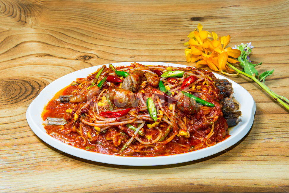 Braised nose bridge,Korean cuisine,Steamed fish,store food,Korean,Midnight Snack,menu,fish dishes,Menu Board Dishes,Steamed nose bridge,stewed fish,Spicy seasoned dishes