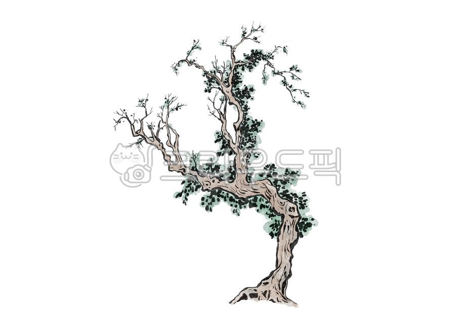 동양화,동양화일러스트,옛그림,나무,자연,미술,drawing,그림,art