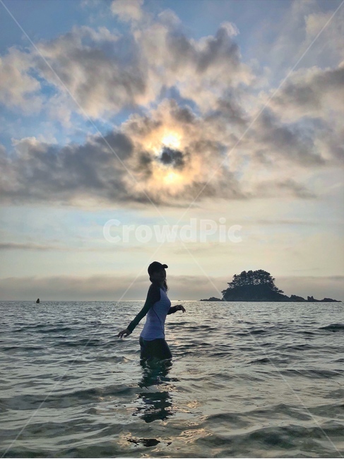 바다,노을,하늘,여자,역광,그림자,구름,sea,shadow,sunset,reverselight,인물