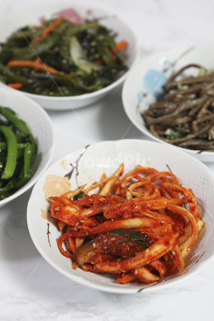 한국요리,한국음식,비빔밥,비빔밥재료,나물,도라지,도라지나물,도라지무침,밥반찬,밥,반찬,고춧가루,오이,집밥,koreanfood,koreanmeal