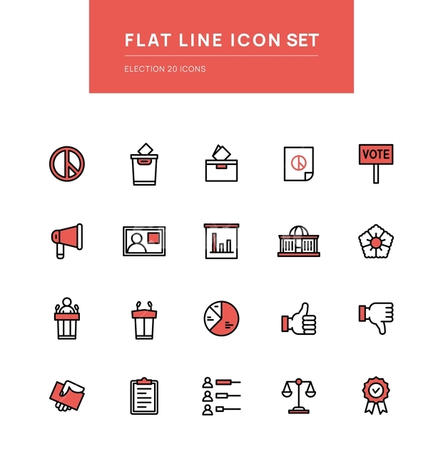 Line icon,election,line,voting icon,icon,Flat icon,Election Image Contest,simple,vote,election icon,Modern