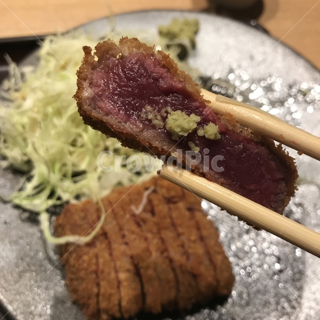 규카츠,와사비,오사카규카츠,오사카,일본음식,japan,음식,식재료,요리,food,cook,meal,dishes,food reserves,육류,고기,meat