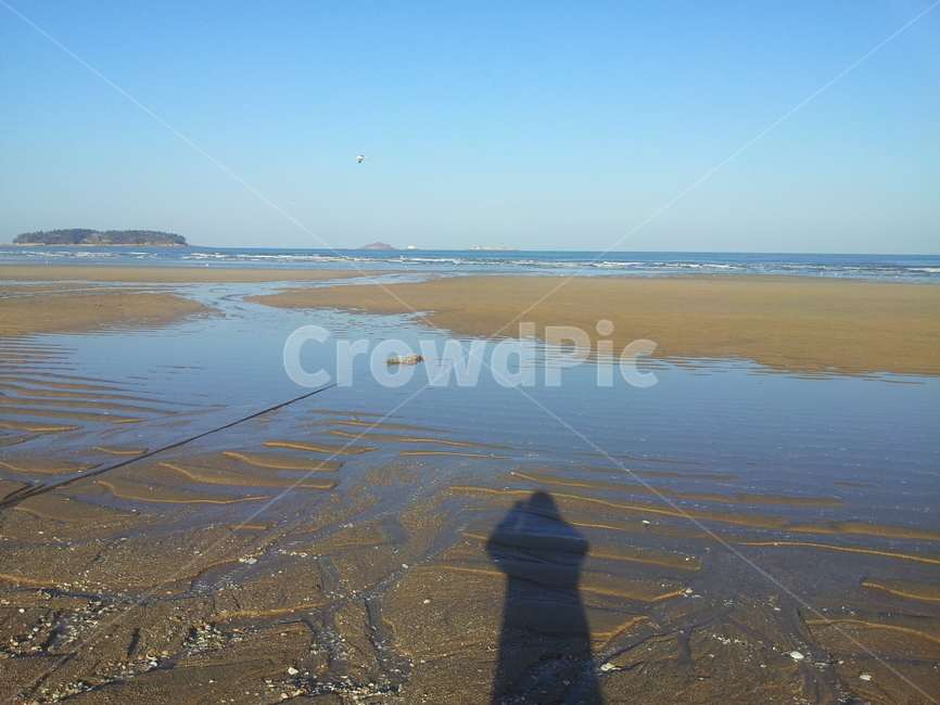 해변,바다,그림자,자연,nature,힐링,낭만