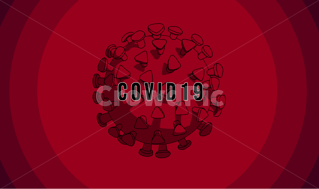 코로나바이러스,코로나19,신종코로나바이러스,바이러스,코비드19,covid19,coronavirus,일러스트,빨간색