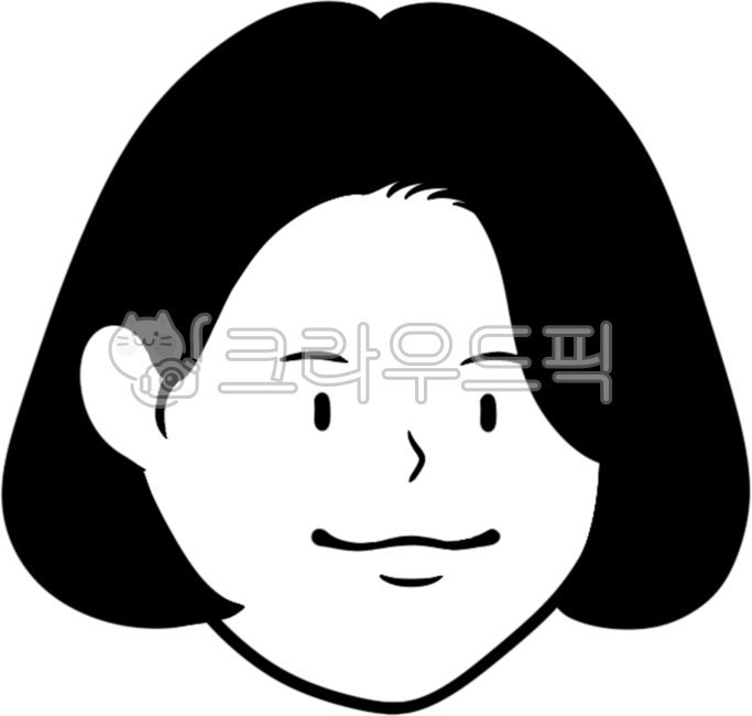얼굴, 사람, 얼굴일러스트, 여자얼굴, 얼굴그림, 사진,이미지,일러스트,캘리그라피 - 혜구작가