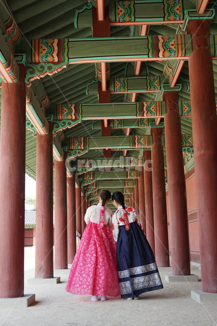 한복,궁,경복궁,서울,전통,traditional,핑크,분홍