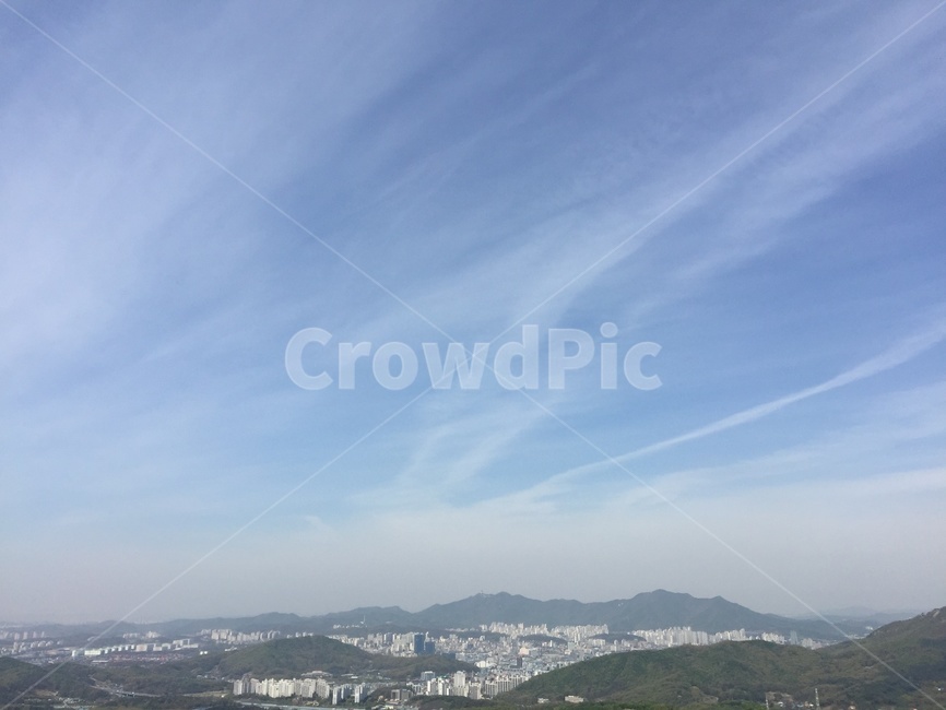 정상,산꼭대기,하늘,맑은하늘,상쾌함
