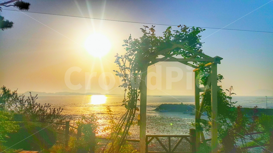 바다,황도,일출,풍경사진,서해,자연,풍경,nature,landscape,해변,바다,beach,sea,휴식,힐링,rest,relaxation,healing,flare,플레어,light,빛