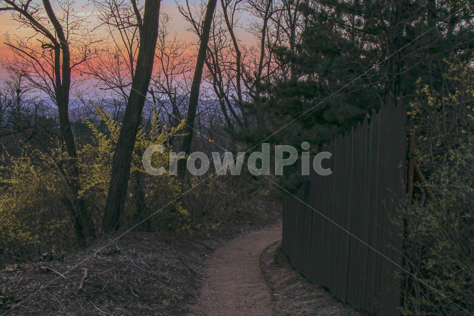 노을,산책로,등산로,산책길,일출,sunset,magichour,매직아워,해넘이,해돋이,산,북악산