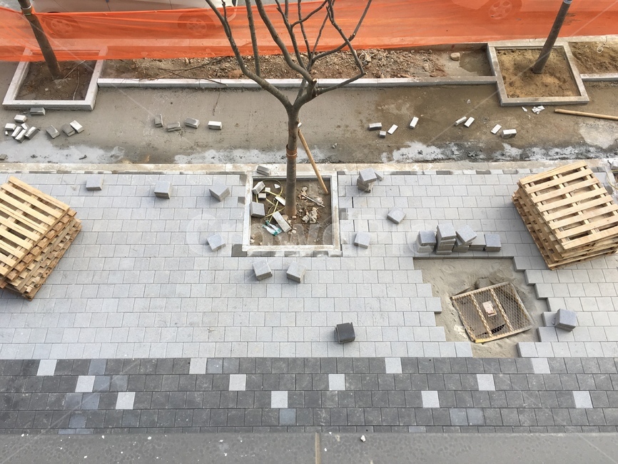 도보블럭,길거리,바닥,부대토목공사,공사현장,산업,industry,industrial,건설업,건축업,construction industry