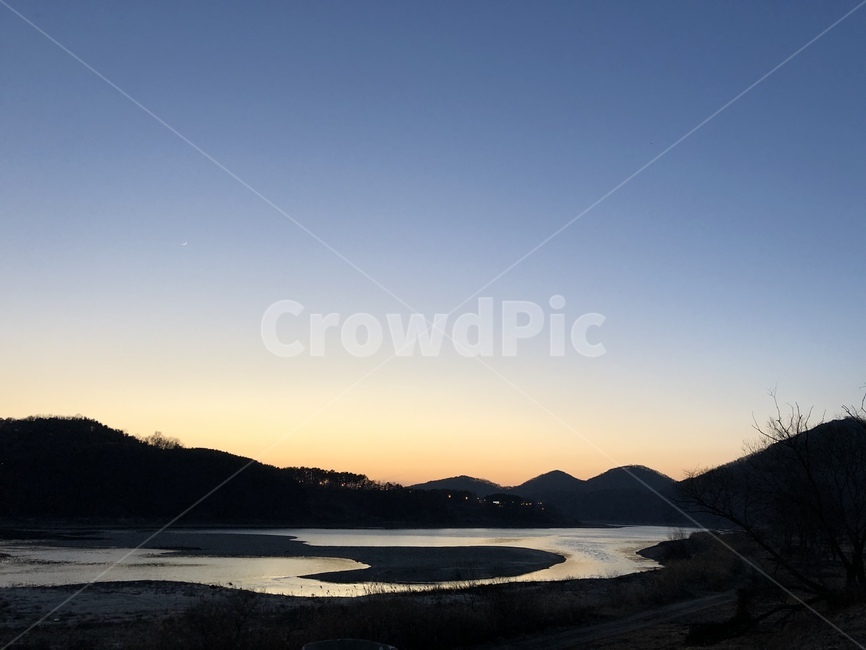 하늘,노을,해질녘,sky,sunset