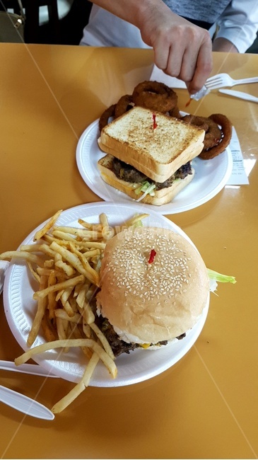 괌햄버거,맛집,햄버거,도스버거,감자튀김