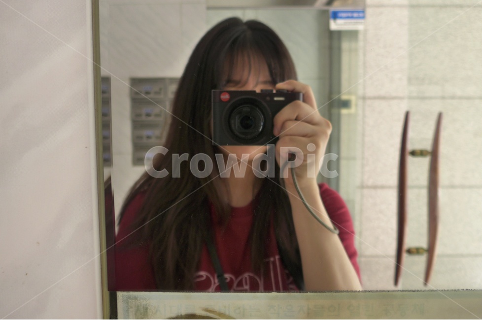 인물,인물사진,카메라,디지털카메라,하교,학생,일상,거울