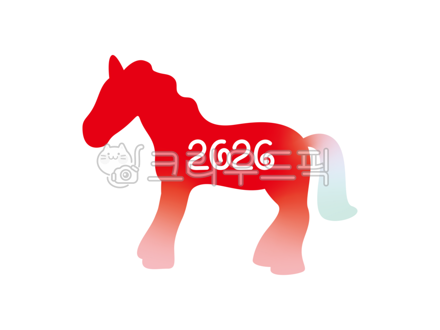 말,빨간말,붉은말,병오년,말일러스트,말그림,2026