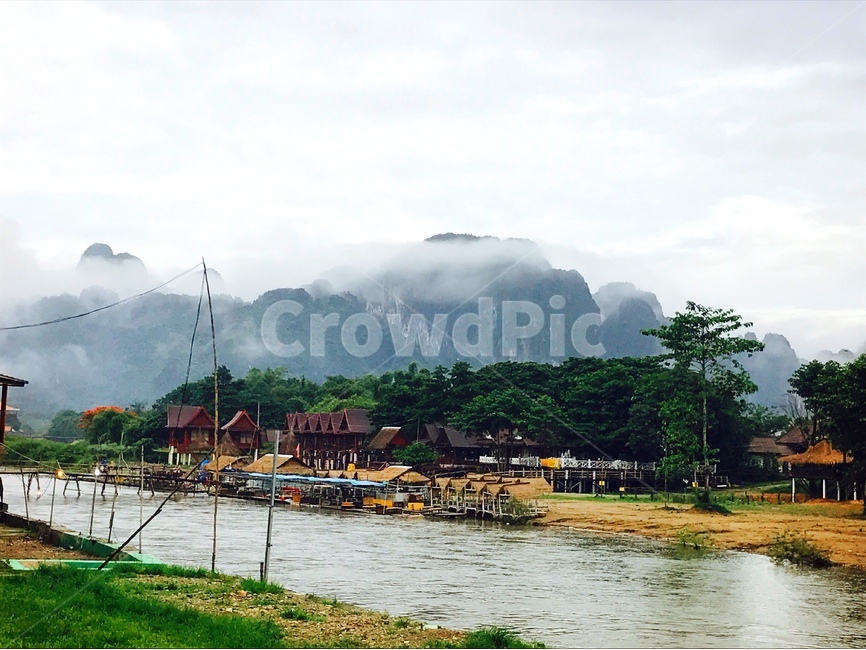 라오스,여행사진,풍경,안개,휴식,자연,풍경,nature,landscape,시골,마을,country,rural,town,해외,외국,세계,foreign,oversea,world,세계자연풍경,해외자연풍경,외국자연풍경,world nature landscape,water,물,outdoors,옥외