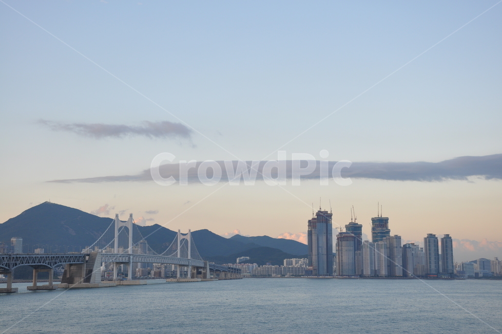 광안대교,하늘,바다,다리,현수교,도시,풍경,city,landscape,한국도시풍경,한국도시경관,korea cityscape