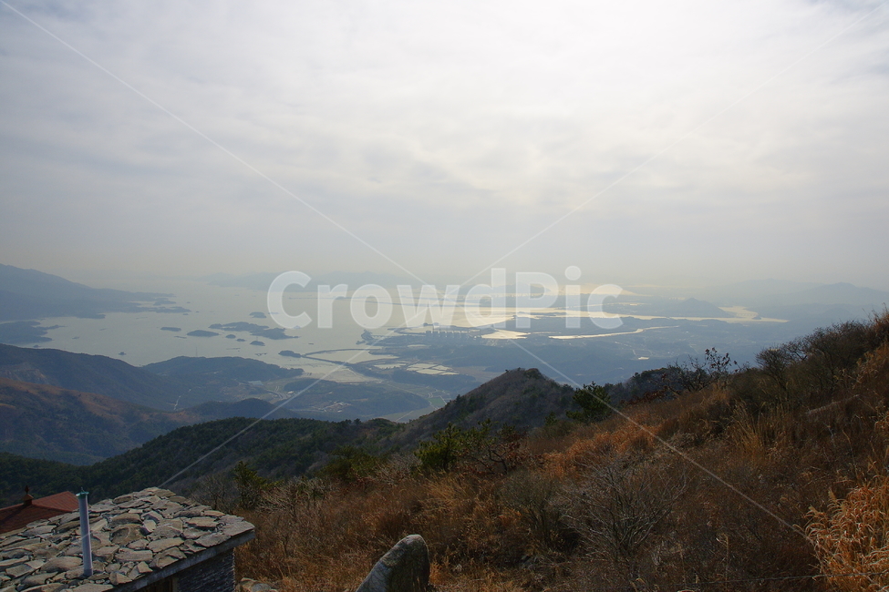 금오산,남해,하동,풍경,바다,하늘,산,섬,나무,풀,구름,자연,풍경,nature,landscape,outdoors,옥외