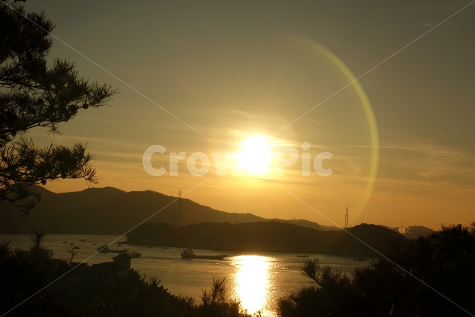 일몰,석양,섬,바다,하늘,자연,풍경,nature,landscape,light,빛,flare,플레어,sunlight,햇빛