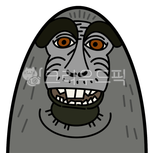 고릴라,gorilla,strange,괴상한,우스꽝스러운,코믹,개그,fear,공포,face,동물,animal