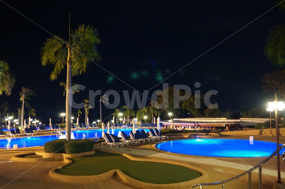 파타야,호텔야경,야경,수영장,호텔수영장,야경,밤,풍경,nightscape,night,landscape,해외,외국,세계,foreign,oversea,world