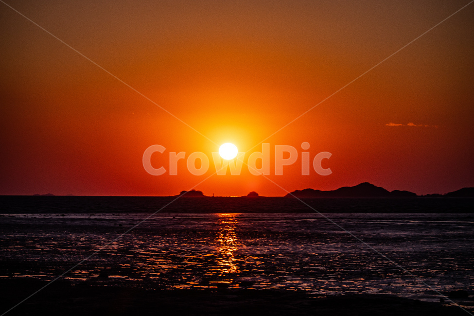 태양,일몰,강화도,서해,붉은색,바다,저녁,자연,풍경,nature,landscape,sunlight,햇빛,outdoors,옥외