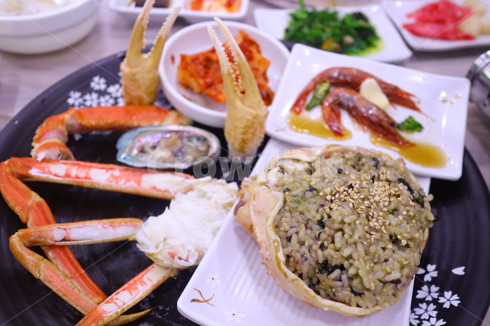 대게,해산물,대게볶음밥,새우장,킹크랩