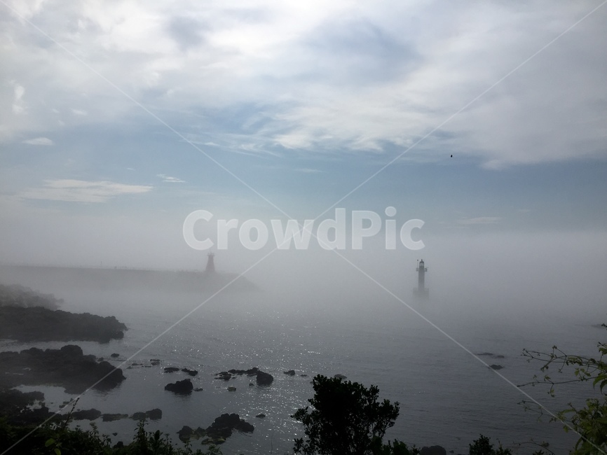 바다,안개,등대,sea,fog